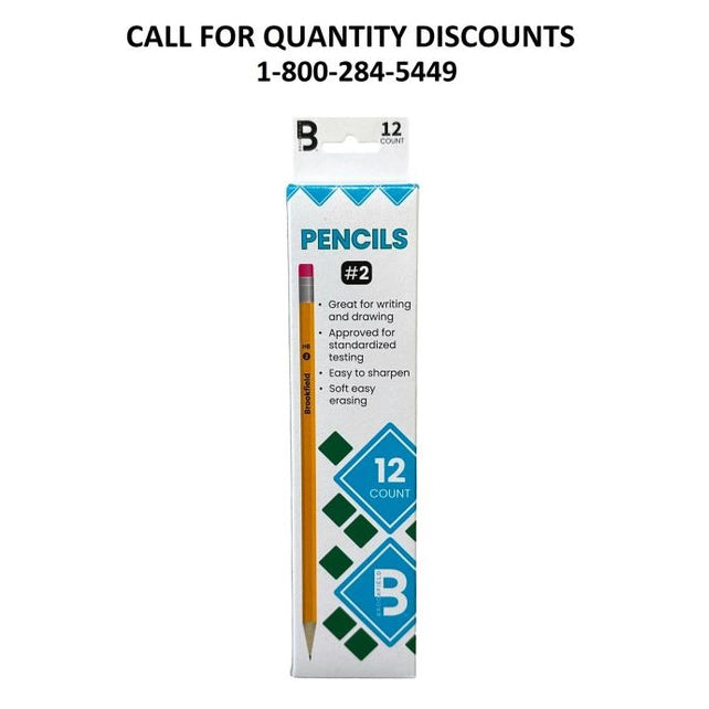 12 CT #2 PENCILS BOXED UNSHARPENED